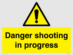 Danger shooting in progress
